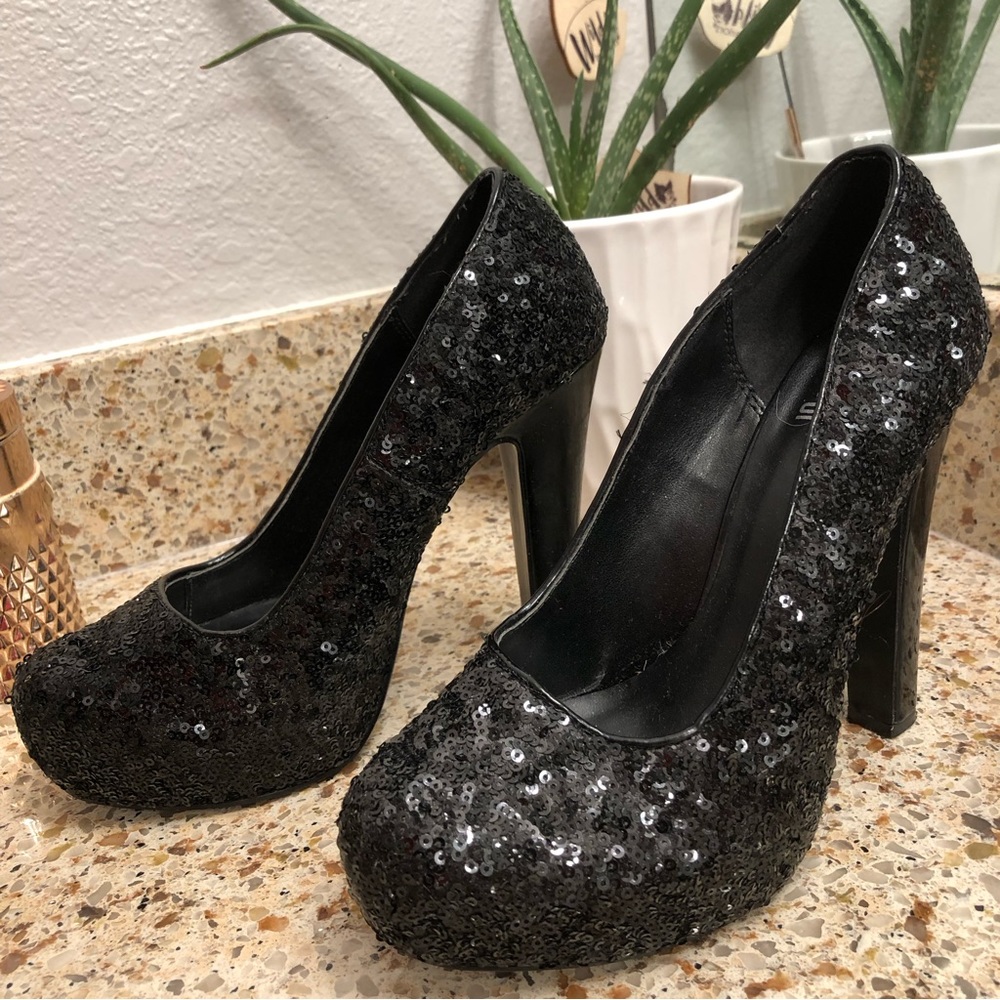 Sequins Heels